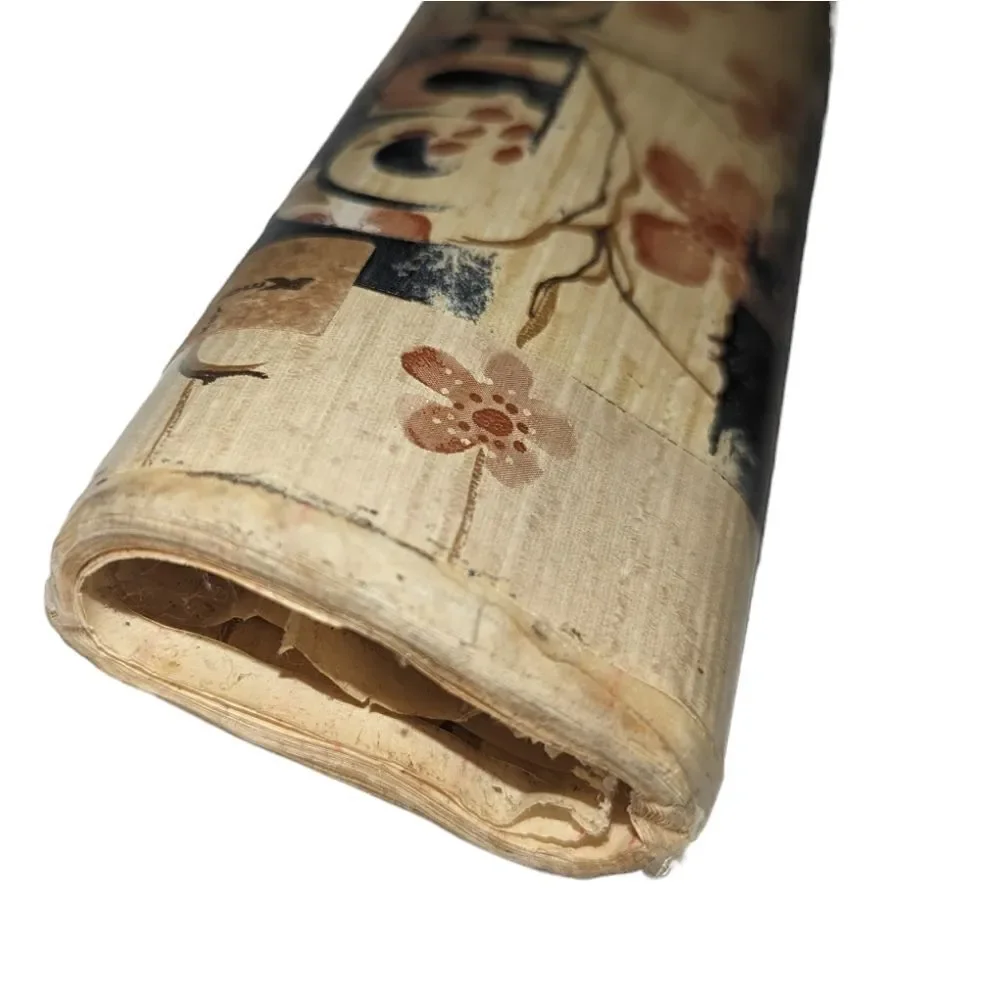 Vintage Tan Floral Contact paper‎